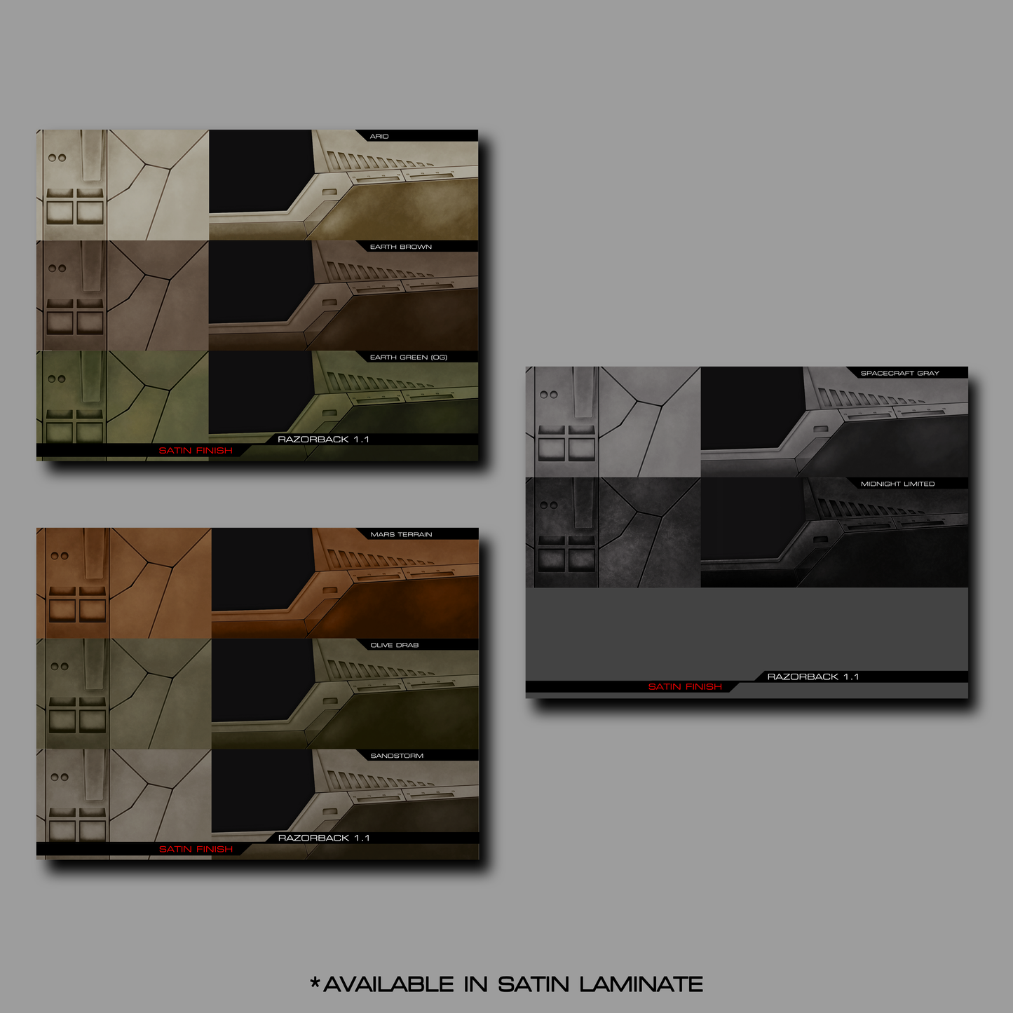 CyberWrap Color Samples